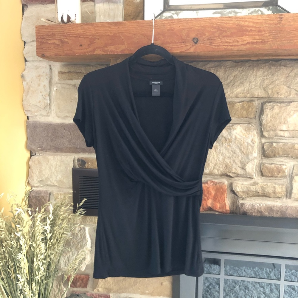 Ann Taylor rayon blouse sz M